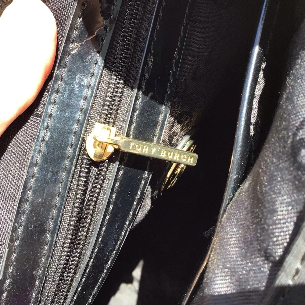 Tory Burch Ella Diamond Print Tote - Picture 14 of 16